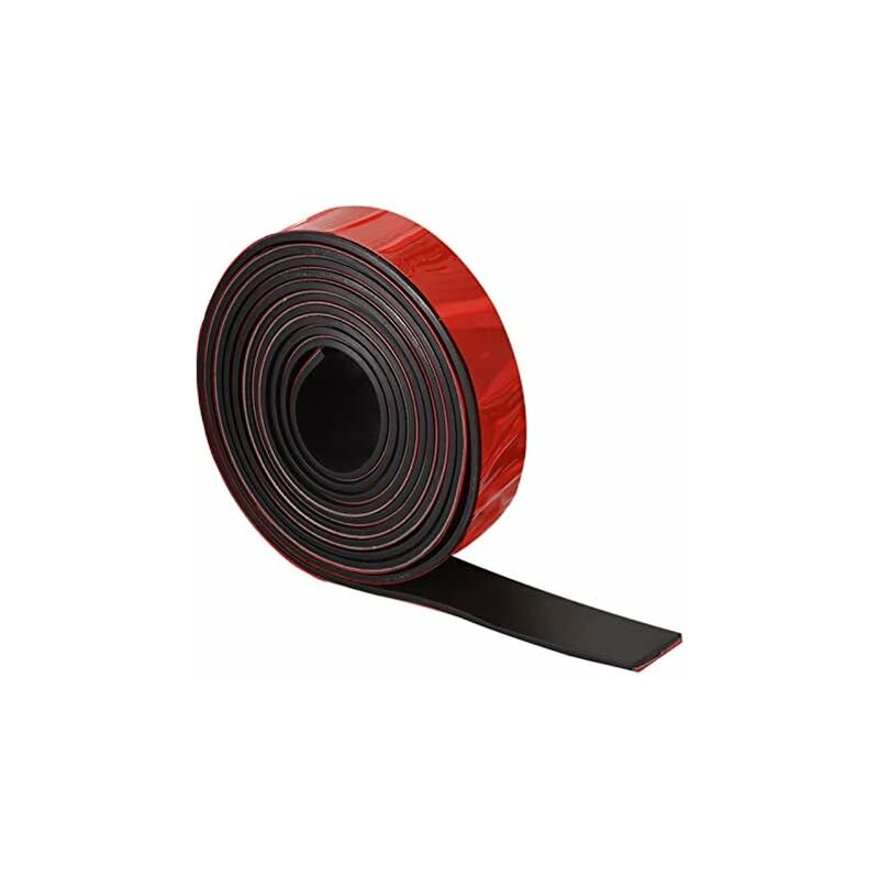 Bande Caoutchouc Néoprène Feuille Rouleau, Adhésif Dos Solide 4mm(T) x10mm(W) x3000mm(L), Bricolage Joint étanchéité, Scellage Rembourrage, Réduction