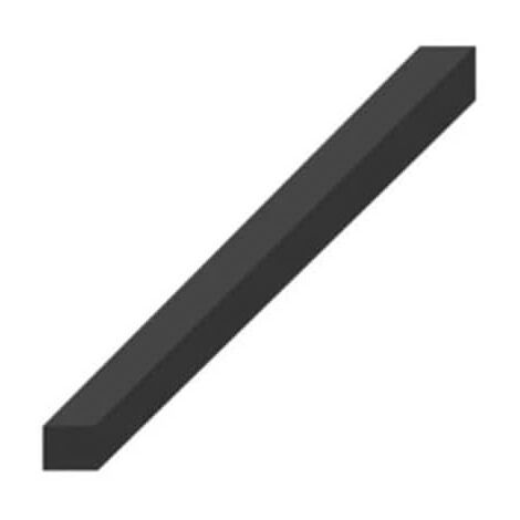 Bande caoutchouc spongieux EPDM croûté noir 20x15mm – Longueur 1m – Excellente étanchéité pour chantiers humides – Résistance -20/+110°C