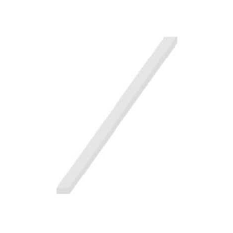 Bande caoutchouc spongieux silicone blanc 10x5mm longueur 1m