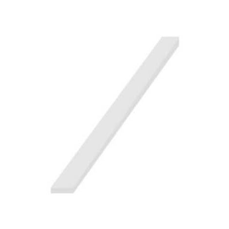 Bande caoutchouc spongieux silicone blanc 20x5mm longueur 1m