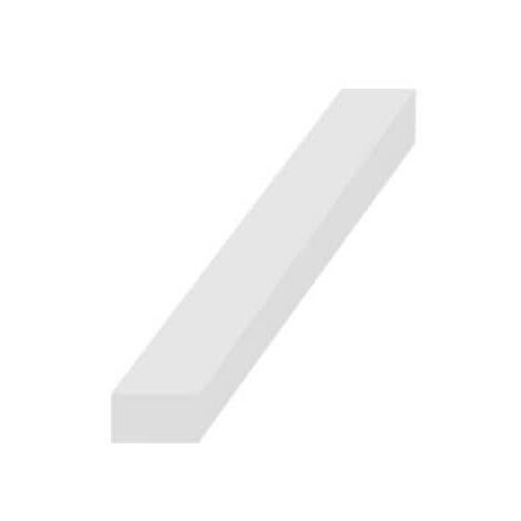 Bande caoutchouc spongieux silicone blanc 30x20mm longueur 1m