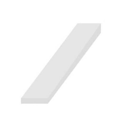 Bande caoutchouc spongieux silicone blanc 40x5mm longueur 1m
