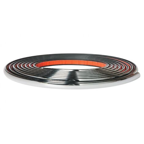 Bande Chromee souple autocollante 5mx20mm - Chrome