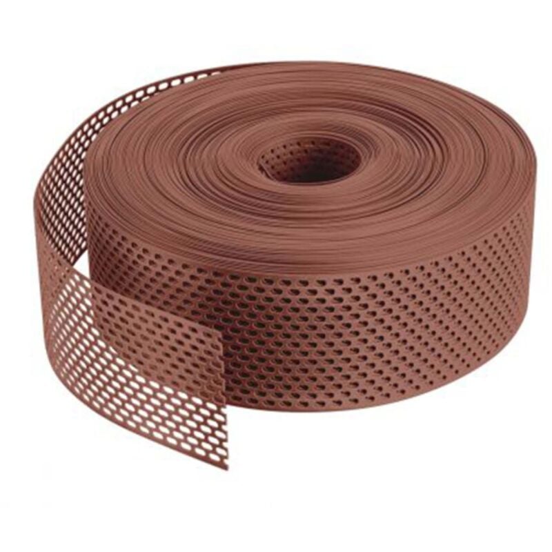 Bande d'aération / Grille d'égout en pvc enroulée, tôle d'égout, bande de ventilation, tôle grillagée, plastique, bande de tôle perforée, couverture