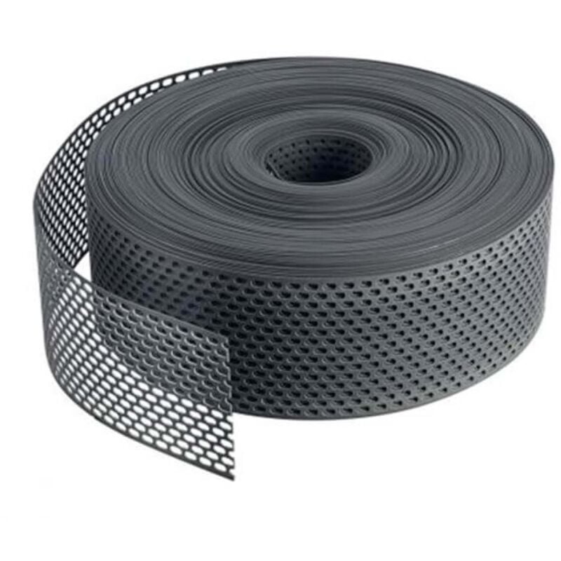 Bande d'aération / Grille d'égout en pvc enroulée, tôle d'égout, bande de ventilation, tôle grillagée, plastique, bande de tôle perforée, couverture
