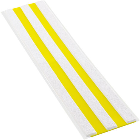 Bande d'aide à l'orientation - BAO 3 Nervures - Blanc/Jaune - 6103042