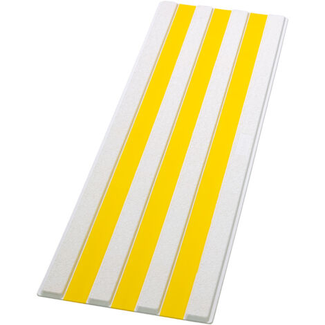 Bande d'aide à l'orientation - BAO 4 Nervures - Blanc/Jaune - 6103165