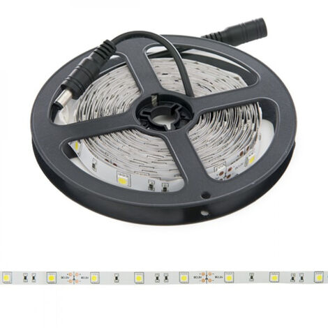 Bande de 150 LED 36W 1974Lm CRI85 2700ºK SMD5050 12VDC x5M 40 000H [PL219007WW]-Blanc Chaud