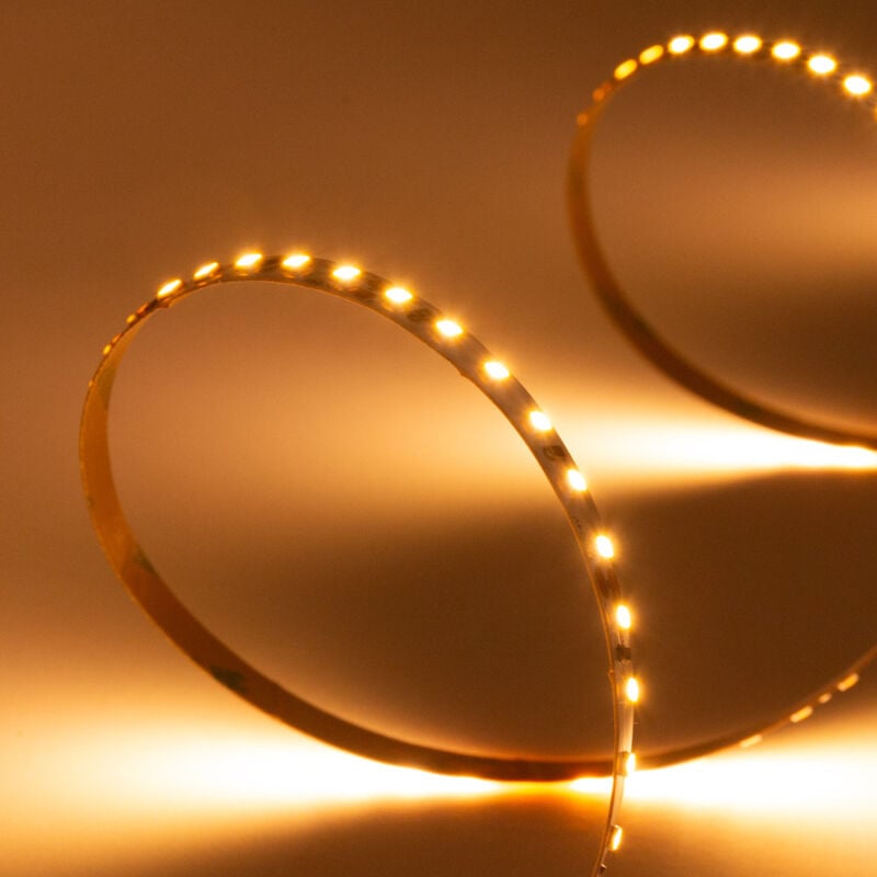 Greenice - Bande de 600 led 60W 7 000Lm CRI85 3000ºK SMD2835 24VDC IP65 40 000H [CA-2835-600-24-IP65-EXWW] -Blanc Chaud