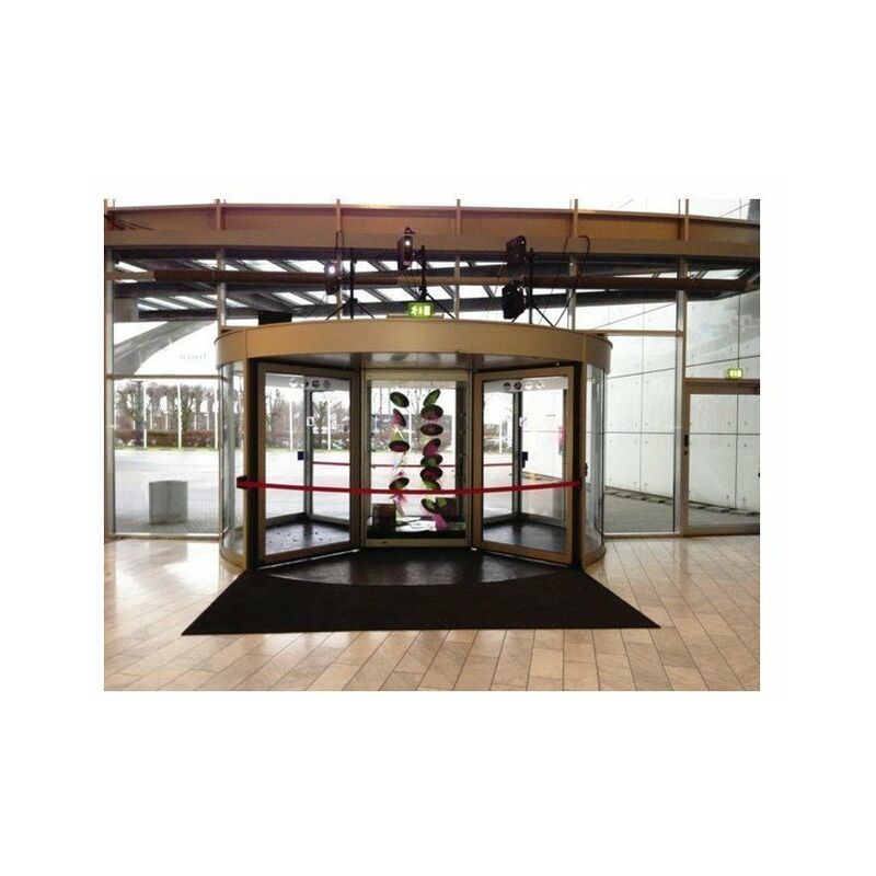 Enrouleur mural - sangle 2m environ - noir-2m