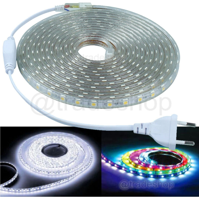 Ruban Led 5050 Profil Silicone Flexible 5m 10m éclairage Extérieur -10 M -