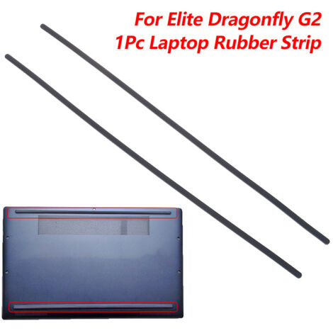 Bande de caoutchouc pour coque inférieure de la série HP Elite Dragonfly G2, patins antidérapants pour coque inférieure et tapis antidérapants