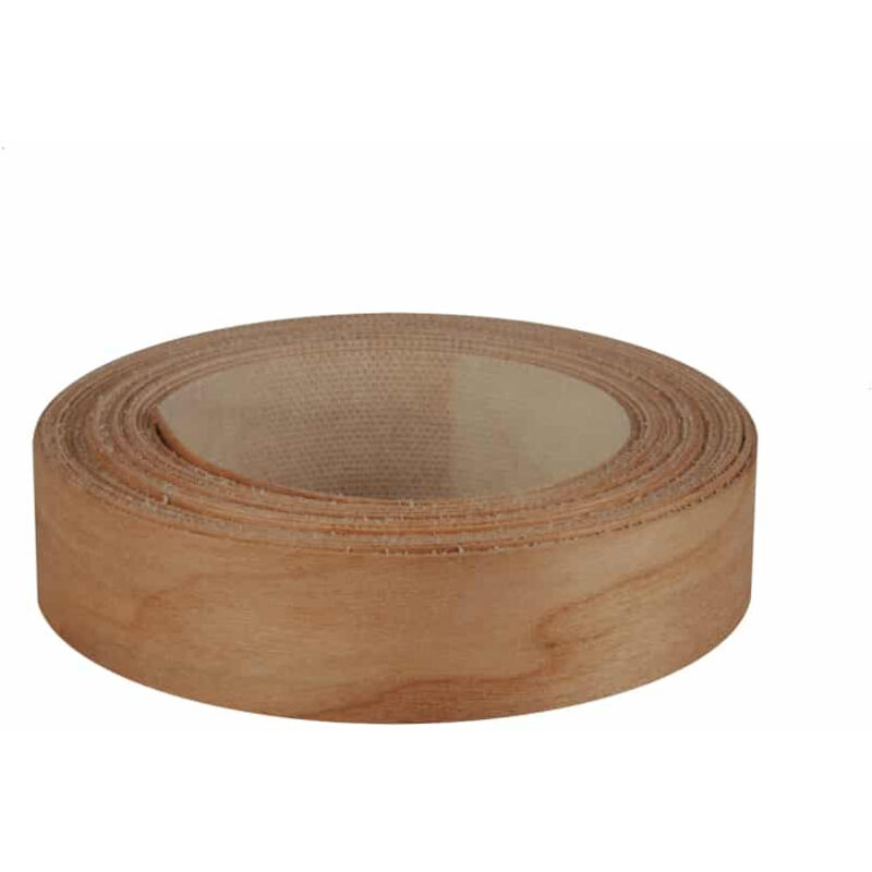 Nordlinger - Bande de chant thermocollant merisier bois véritable 23mm x 5/20m 20ml