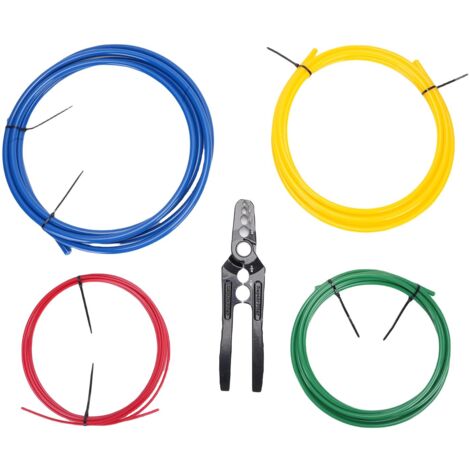 Bande de cintrage de tuyaux en cuivre intégrée et Kit de pinces de réparation, cintreuse de tubes de climatisation 1/4 pouces 3/8 pouces 1/2 pouces 5/8 pouces