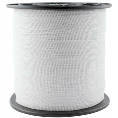 Bande de clôture électrique de 4 cm en rouleau de 200m avec 8 conducteurs en acier de 0,16 mm
