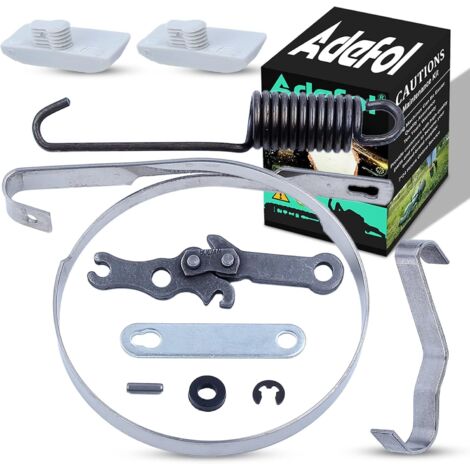 Bande de frein réparation Kit Pour Stihl MS250 MS230 MS210 025 023 021 Tronçonneuse Ressort plat Bande de pare-chocs de guidage pour 1123 162 7800, 1123 648 6600