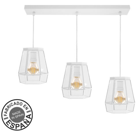 Bande De Guidage 3xe27 Blanc Regx64x15 Cm