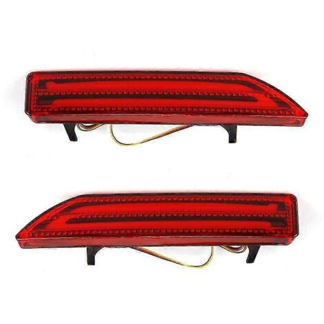 Bande de guidage lumineuse pour pare-chocs arrière de voiture avec feu stop double fonction pour modèles 2009-2020