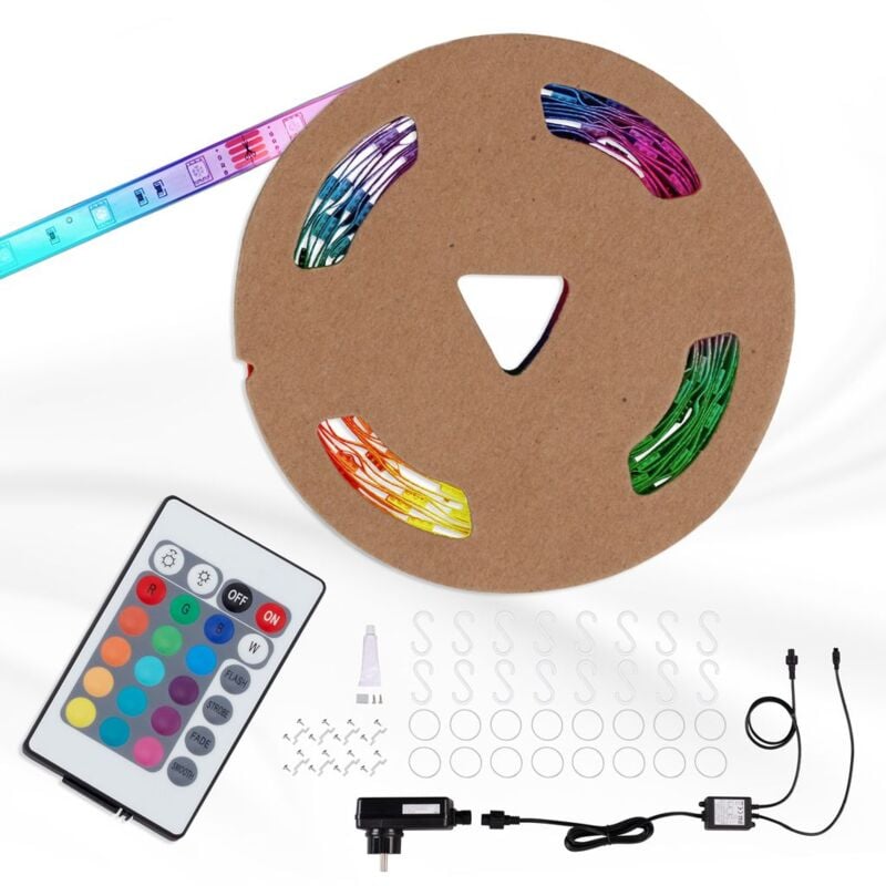 Ruban led extérieur 10 mètres Briloner leuchten led superline, 0,09 w, IP44, blanc, plastique, variateur, 1000 x 1,2 x 0,3 cm