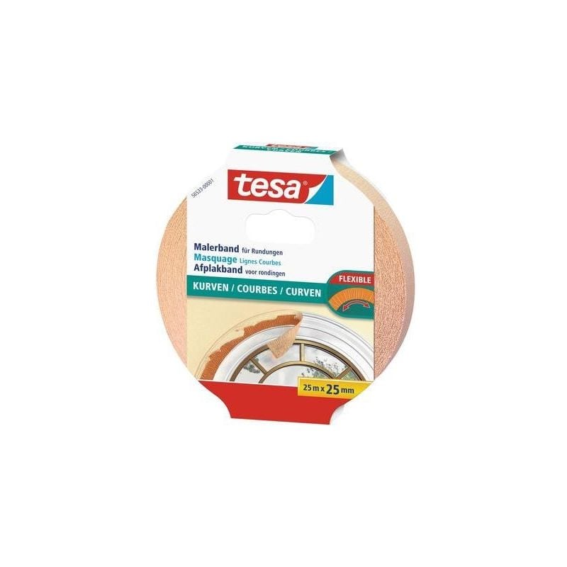 Tesa - papier à maroufler ® 56533-01-00 beige (l x l) 25 m x 25 mm 1 bobine(s)