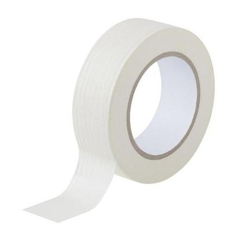 BANDE DE MASQUAGE TOOLCRAFT 93038C189 BLANC (L X L) 50 M X 38 MM CAOUTCHOUC 1 ROULEAU(X)