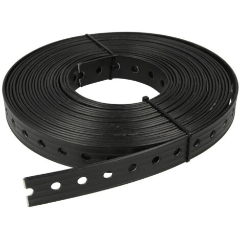 Bande de montage perforée plastifiée diam. 8,5 x 27 mm