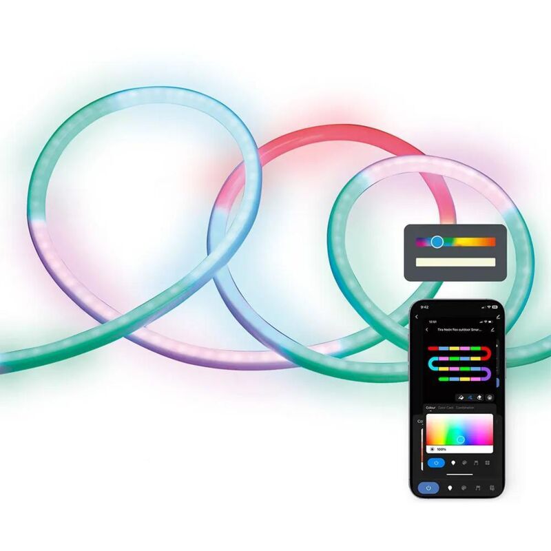 Bande lumineuse dunlop SmartLED Neon Strip 5m 32W multicolore