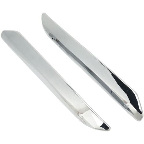 Bande de pare-chocs avant pour Citroën C5 X7 2007-2015 – 2 pièces anti-rayures en ABS argenté – Installation facile et rapide
