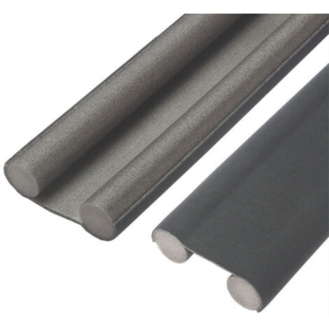 Bande de Plombage de Porte EVA Antivent Insonorisant pour Bas de Porte, Imperméable et Bloqueur de Bruit Gris