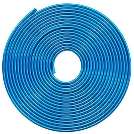 Bande de protection anti-collision universelle en forme de U pour pare-chocs, bordure de porte arrière, 5 m, bleue