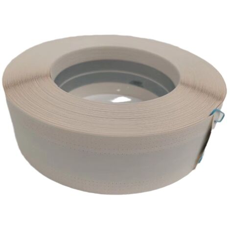 Bande de protection d'angle en métal, blanche, 5 cm x 300 cm, 1 pièce Bande de protection d'angle en acier galvanisé à fixation murale