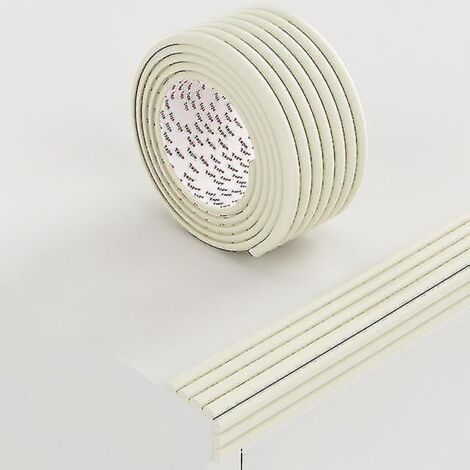 Bande de protection de sécurité pour bébé de 2 m, protège les bords de table et de bureau, protège les coins de meubles, sécurité enfant, coins souples, blanc