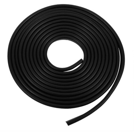 Bande de protection noire 300 cm pour bord de porte voiture, anti-rayure, garde de bordure en caoutchouc, moulure de protection auto.