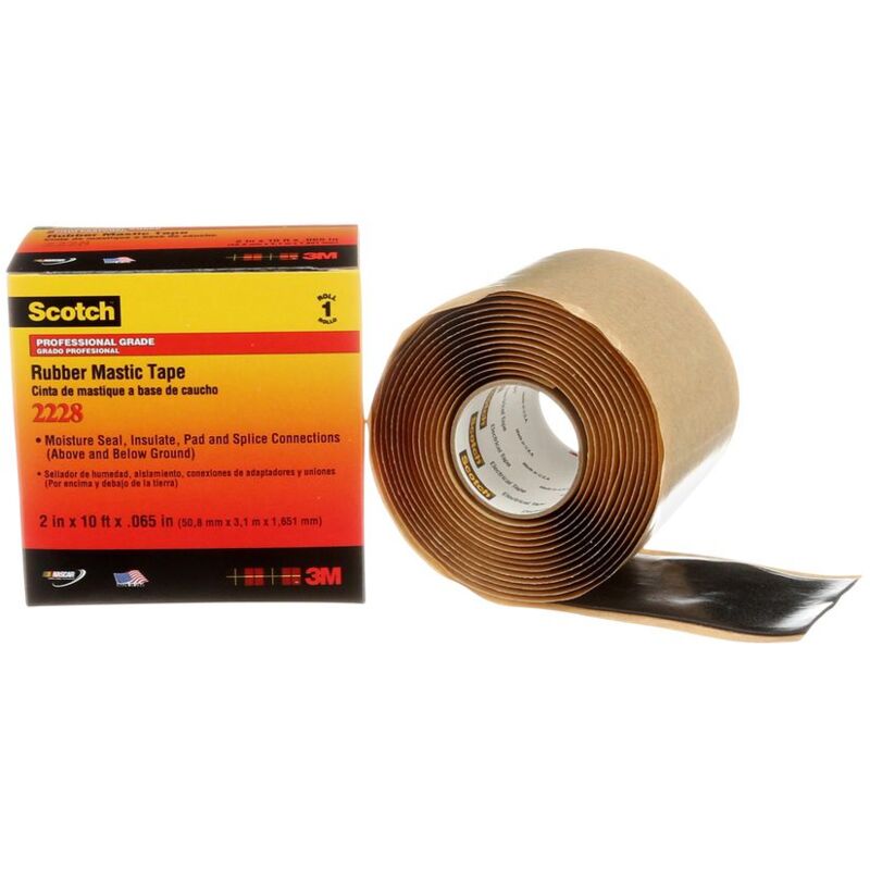 Ruban isolant 3M en Caoutchouc éthylène propylène Noir 3M x 50.8mm