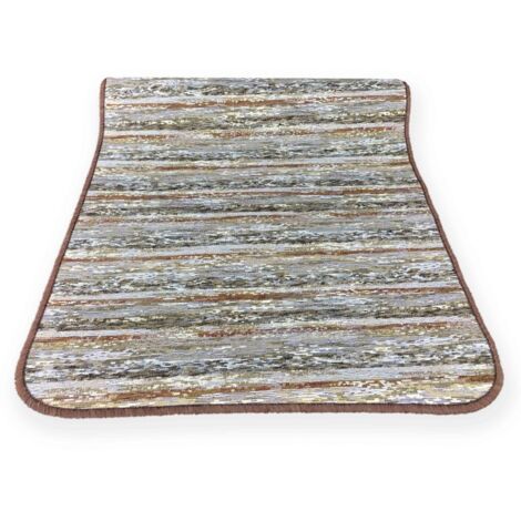 BANDE DE TAPIS DE CUISINE CAOUTCHOUTÉ ANTIDÉRAPANTE MARRON Cm. 55x80