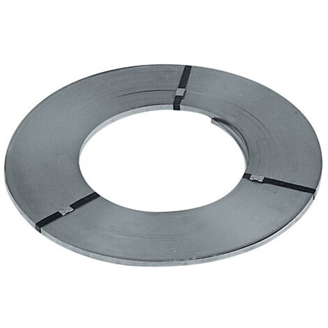 Bande d'emballage en acier B19 mmxS0,5mm L.course 1347m STA anneaux a.ca.28kg - 20569