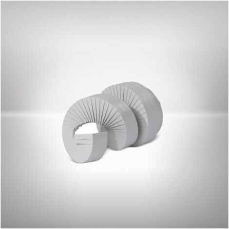 Bande d'embouts ARMALOK gris clair,avec 2 rainures de fixation, 5 m R largeur 28 mm