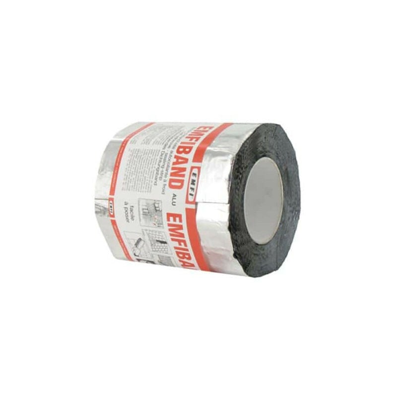 Emfi - Bande d'étanchéité autocollante à froid Alu 15cm x 10m