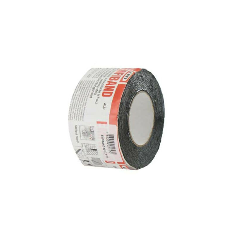 Bande d'étanchéité autocollante à froid gris plomb Emfi 10cm x 10m