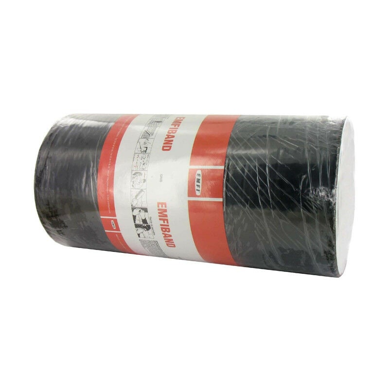 Bande d'étanchéité autocollante à froid gris plomb EMFI 30cm x 10m