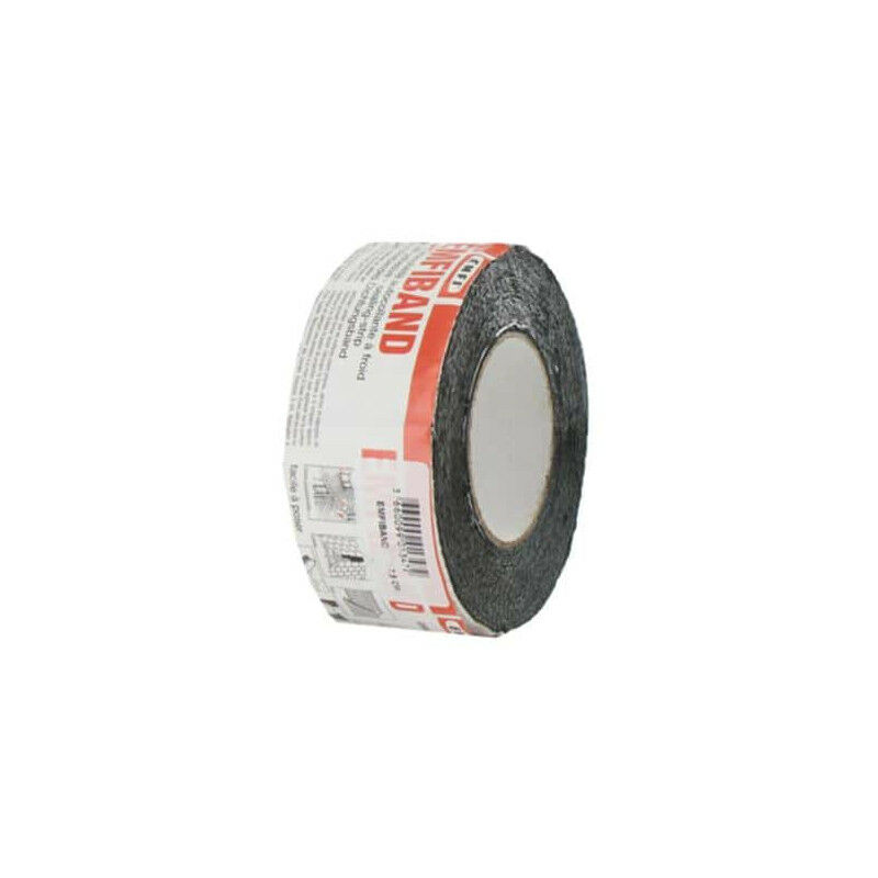 Bande d'étanchéité autocollante à froid gris plomb Emfi 7.5cm x 10m