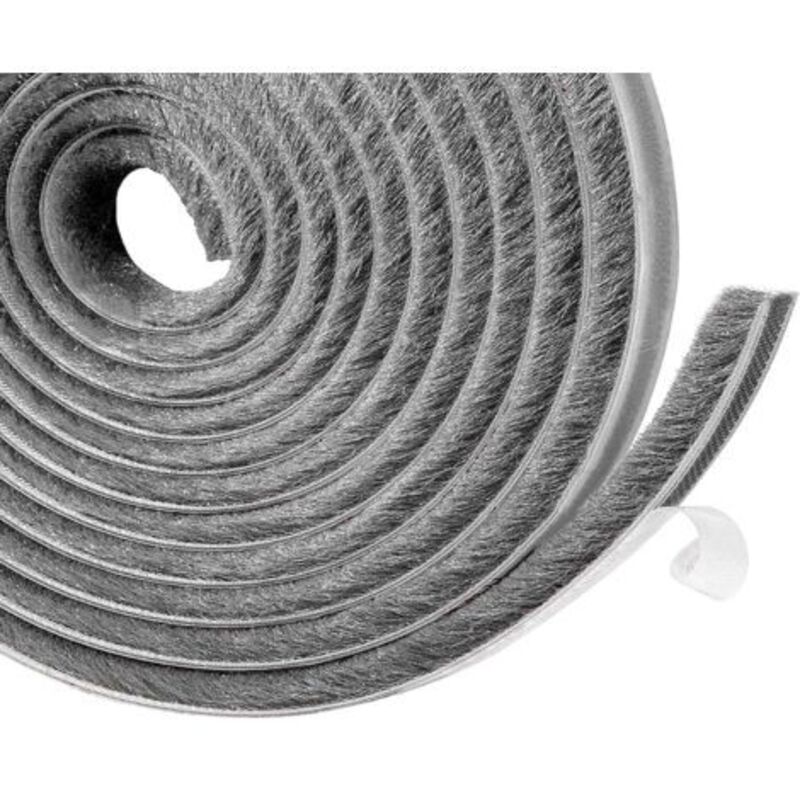 Bande d'étanchéité autocollante pour porte et fenêtre,Bande De Brosse Anti-poussière,10M Joint Brosse Pour Porte Fenetre,Pour Sceller Les Espaces