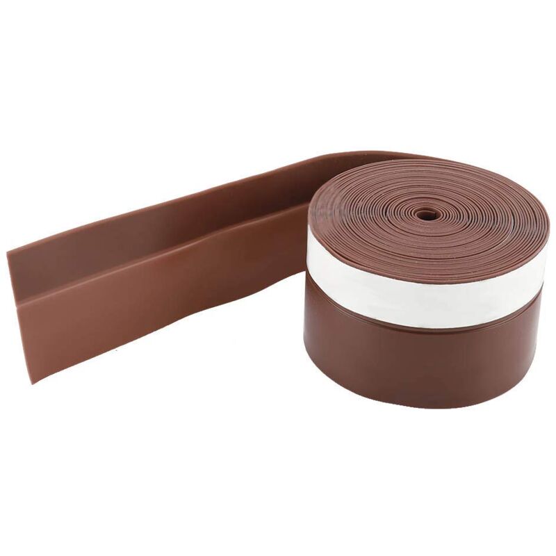 Bande d'étanchéité autocollante pour portes et fenêtres, 5 m, 45 mm, résistante aux intempéries, au vent, aux insectes et à la poussière (n° 1)