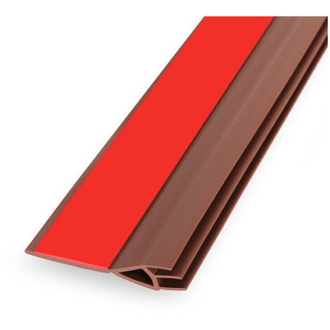 Bande d'Etanchéité, Bas de Porte Adhésif, Porte Bas Joint Strip, Autocollant Sous Porte Coupe-Bise, Peut être Insonorisé, Coupe-Vent et Résistant aux Insectes (brun)
