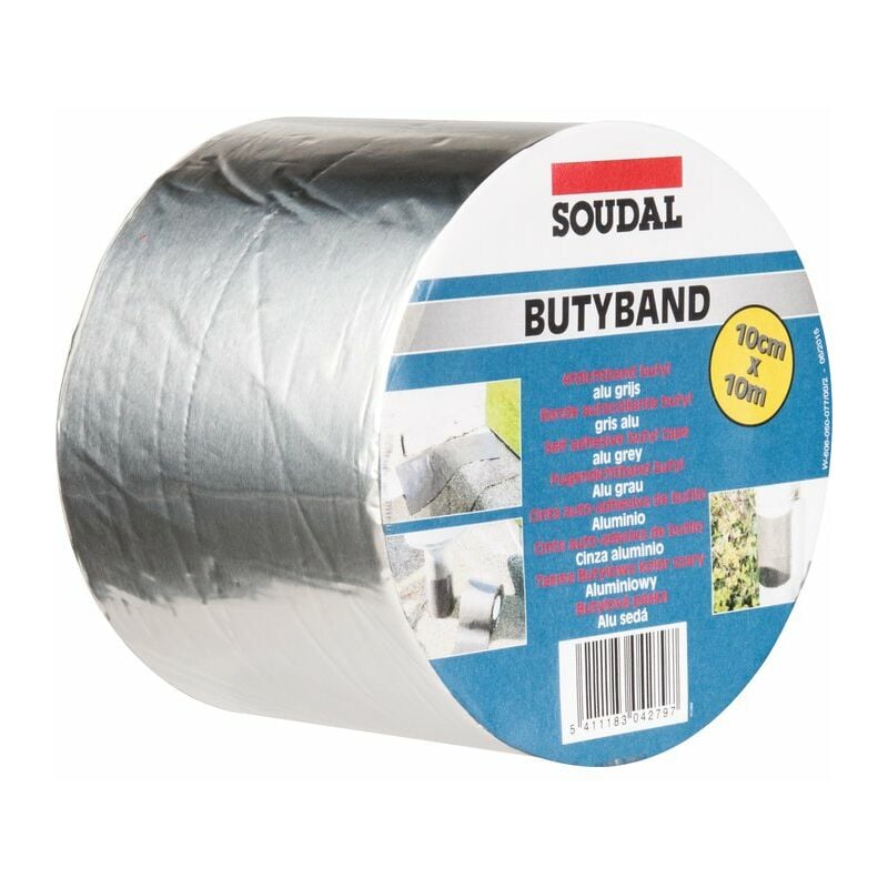 Soudal - Bande d'étanchéité - 100 mm - 10 m - Butyband