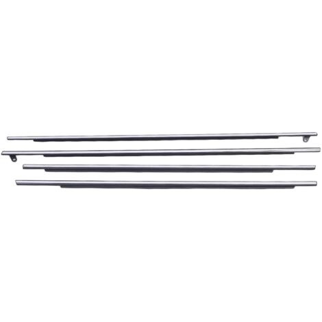 Bande d'étanchéité en caoutchouc chromé anti-poussière pour porte et fenêtre, 4 pièces, garniture de ceinture de remplacement pour Venza 2009 – 2016