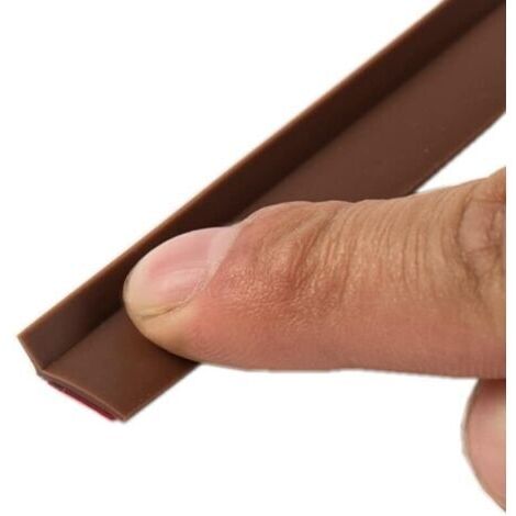 Bande d'étanchéité en caoutchouc silicone auto-adhésive résistante de 6 m, bande insonorisante pour portes et fenêtres de sécurité (10 mm x 4 mm)