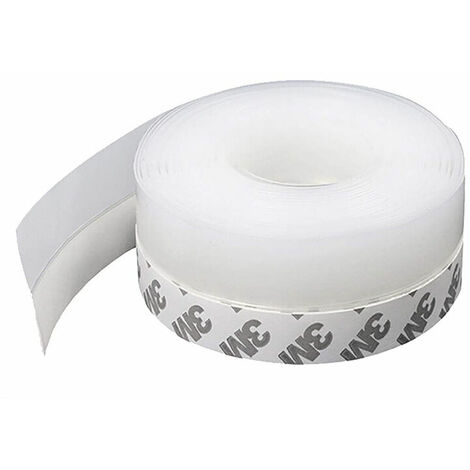 Bande d'étanchéité en silicone, porte-joints de porte Strip Stripping Stripping pour portes et fenêtres bruit anti-poussière Porte Sceau du fond de la porte 6m 35mm transparent