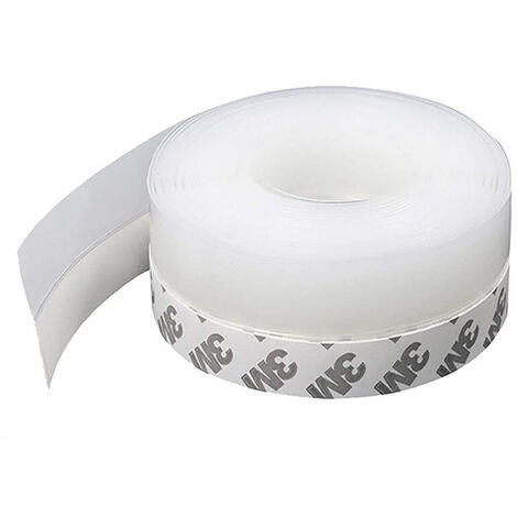Bande d'étanchéité en silicone, porte-joints de porte Strip Stripping Stripping pour portes et fenêtres bruit anti-poussière Porte Sceau du fond de la porte 6m 35mm transparent