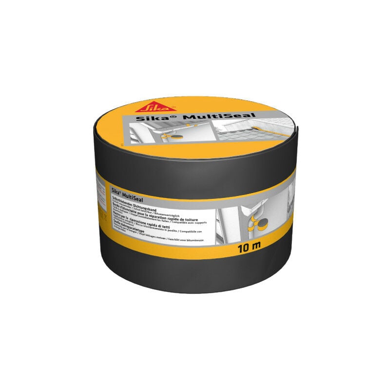 Sika - Bande d'étanchéité bitumineuse MultiSeal - Gris - 100mm x 10m